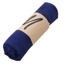 Solid Color Candy Color Cotton Headband Ladies Gift Beautiful Scarf Wild Shade Beach Towel Shawl (Navy )