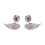 Boucle d'oreille en forme d'aile Unique pour oreilles-Rose 1