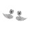 Stylish Wing Shaped Ear Bone Studs Unique Fashion-White 1