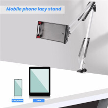 Mobile Phone Lazy Bracket, Bedside Desktop TV Live Support, Cantilever Shelf, Suitable for Mobile Phones / Tablets
