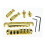 Professional Roller Guitar Bridge for Electric Guitar, Smooth Saddles, Improved Tuning Stability 2