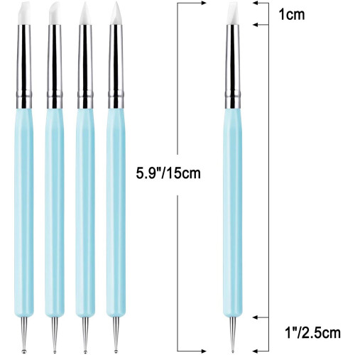 10Pcs Silicone Clay Sculpting Tool, Modeling Dotting Tool & Pottery  Use for DIY Handicraft 1