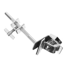 Drum Set Cowbell Bracket with Secure Mounting, Durable Metal Clamp Holder for Bass Drum and Percussion