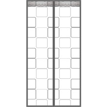 Rideau de protection d'intimité pour chambre climatisée, fermeture magnétique automatique silencieuse, installation facile avec punaise adhésive,