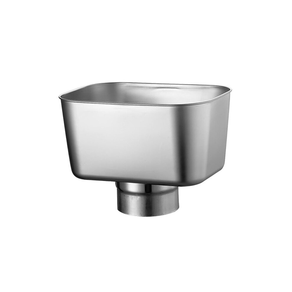 Gutter Downspout Adapter Rainwater Gutter Connector Replacement Stainless Steel Downspout Drainage Connector 6033466531690