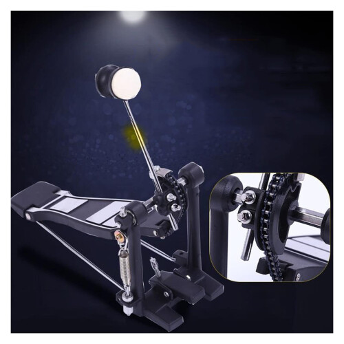 Electronic Drum Kick Pedal Kit with Responsive Trigger Accuracy and Adjustable Sensitivity for Practice 1