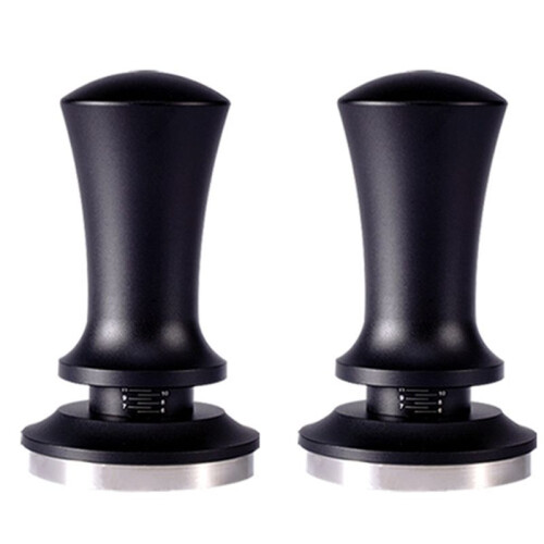 Constant Force Tamping Hammer Impact Tamping Hammer Impact Coffee Powder Tamper Threaded Flat Bottom Spring with Scale