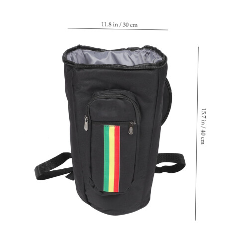 Djembe Drum Bag Backpack with Ergonomic Shoulder Straps, Durable Oxford Cloth, Multi Functional Storage 1