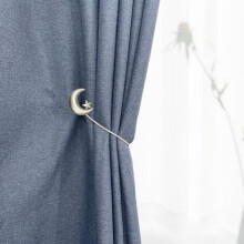 Embrasses de rideaux à motif étoile et lune, clips magnétiques faciles à utiliser pour portes-fenêtres et rideaux, style sophistiqué adapté à