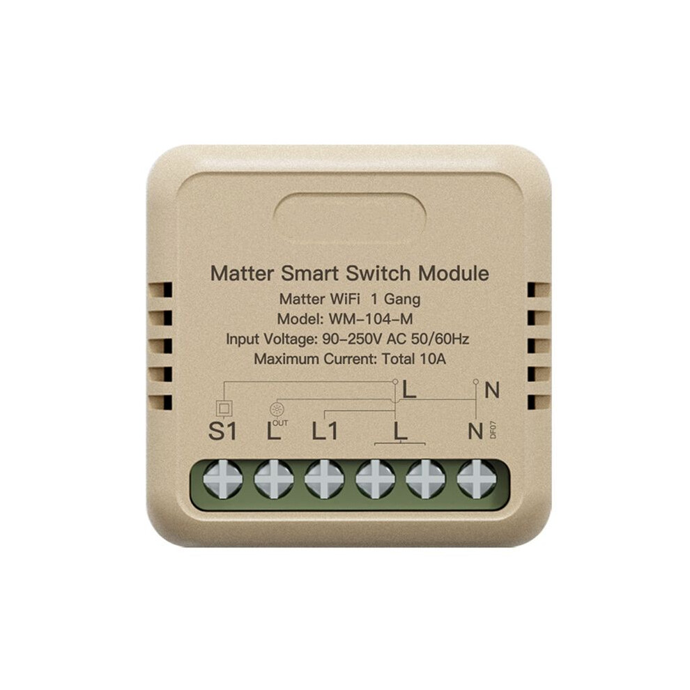 Tuya Wifi Matter Module Relay Timer Voice Control App Remote Control Work With Alexa Home 6032695160534