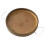 Multi-Purpose Tray Storage Tray Sofa Handrail Special Storage Tray Remote Control Snacks and Beverage Placement Storage Round Brown 2