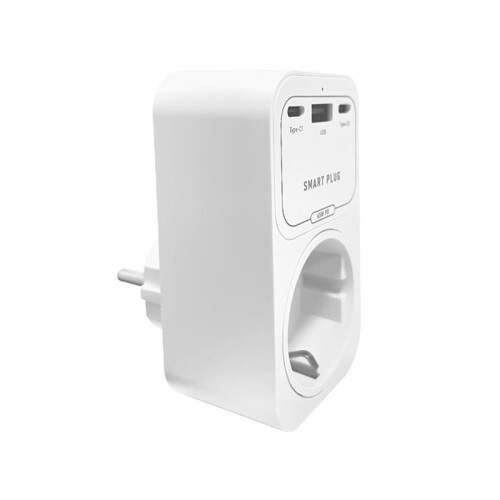 Tuya  Plug WiFi 65W Fast Charger with Type C USB A Fast Charging  EU Socket Outlet Fast Charging,Remote Socket 2