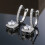 Boucles d'oreilles carrées en zircon pour des occasions-Blanc 7