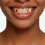 Copper Tooth Grill With Multifaceted Colored Crystals-Silver 6
