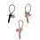 Breloque polyvalente pour porte-clés ou pendentif avec-Argent 4