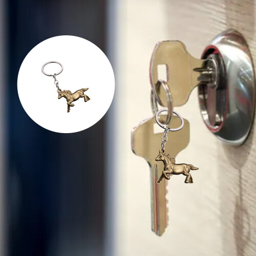 Porte-clés pendentif cheval élégant, accessoire élégant pour-B 1