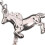 Porte-clés pendentif cheval élégant, accessoire élégant pour-B 4