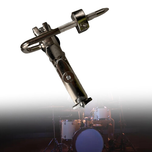 Drum Clamp with Cymbal Mount, Universal Hardware Replacement, 360 Adjustable Metal Bracket 2
