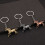 Porte-clés pendentif cheval élégant, accessoire élégant pour-B 7