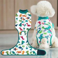 Spay Suit for Female Dog Anti Licking Dog Spay Recovery Suit Protective Breathable Apparel Pet Outfit for Wound Care L