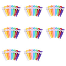 192 Pezzi di Plastica Kazoos 8 Colorful Kazoo Musical Instrument, Ood Companion per Chitarra, Ukulele, Violino, Tastiera di Pianoforte, per Gli Amanti