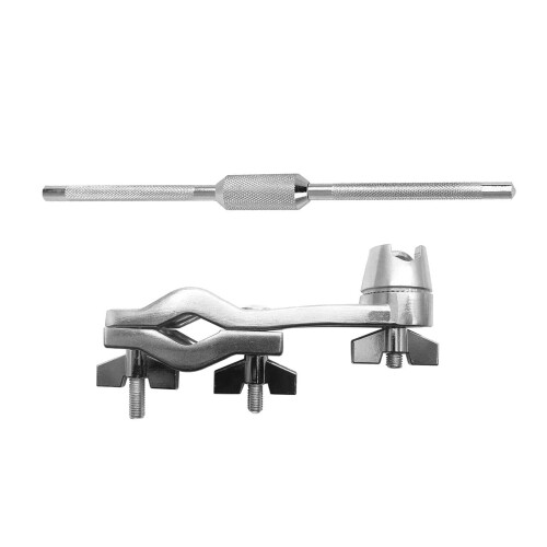 Cowbell Clamp for Drum Set, Secure Cowbell Mount with Quick Setup and Flexible Positioning 1