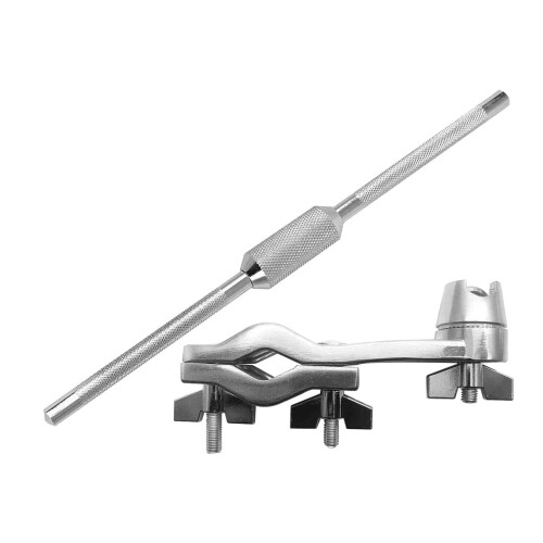 Cowbell Clamp for Drum Set, Secure Cowbell Mount with Quick Setup and Flexible Positioning 2