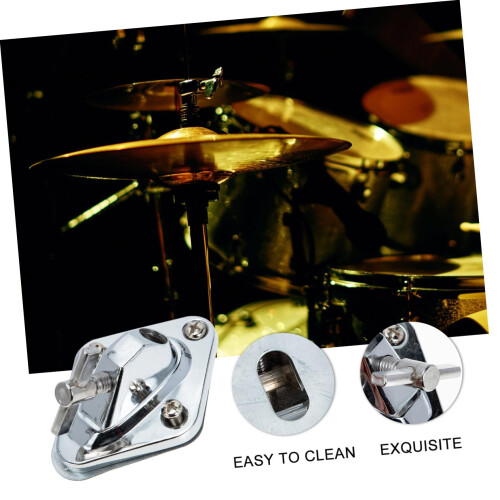 Alloy Bass Drum Leg Base Stand, Stable Low Profile Support, Easy Quick Replacement 2