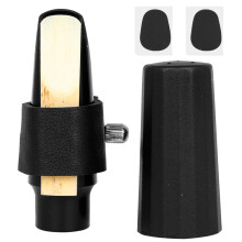 Universal Saxophone Mouthpiece Set for Alto Tenor Soprano with Cap and Dental Pad, Enhanced Comfort