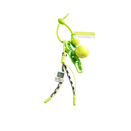 Handgewebter grüner Sport-Schlüsselanhänger mit-5
