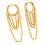 Boucles d'oreilles à pampilles minimalistes avec-JDE0307007 1
