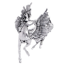 Pegasus-broche van hoge kwaliteit in gegalvaniseerde legering-A