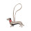 Modern Dog Shaped Key Ring For Everyday Carry Essential-Khaki 1