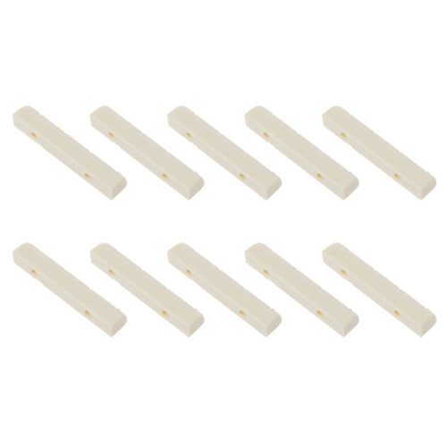 10Pcs Ukulele Ivory Slotted Nut