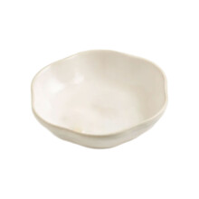 Artistic Ceramic Dish for Rings Earrings Organiser Key-White