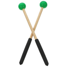 Professional Drum Mallets Pair with Ergonomic Grip, Lightweight Durable Percussion Mallets for Xylophone Marimba Glockenspiel