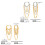 Boucles d'oreilles à pampilles minimalistes avec-JDE0307007 4