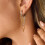 Boucles d'oreilles à pampilles minimalistes avec-JDE0307007 5