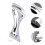 Resonator Guitar Tailpiece Replacement Durable Metal Design for Enhanced Tuning Stability and Volume 4