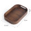 Tea Tray Home Small Tray Tea Cup Tea Tray Tea Set Storage Plate Solid Bamboo Tea Plate M 7