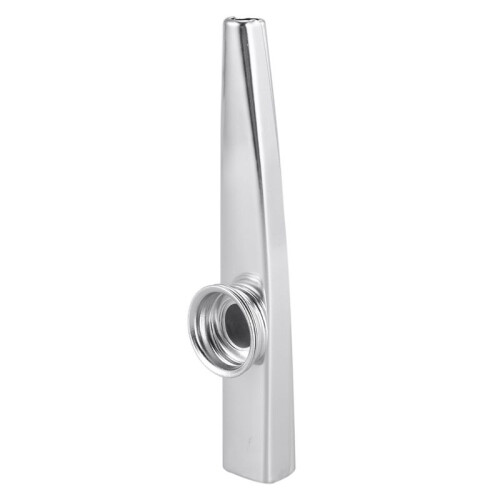 3X New Silver Kazoo Aluminum Alloy 2