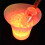 Secchiello per Ghiaccio A LED In Plastica Impermeabile da 5 Litri, Secchiello per Champagne e Birra con Luci A LED per Bar e Discoteche (Cambio 4