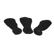 Black Velvet Piano Pedal Covers Set of 3, Soft Elastic Fit for Pedal Scratch Protection and Easy Clean