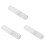 3X Travel Toothbrush Case Stretchable Toothpaste Holder Container Anti Bacterial Adjustable Box Transparent White 1