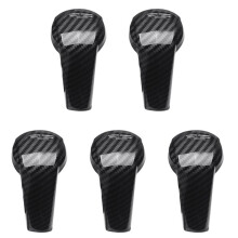 5X Gear Shift Knob Cover Trim for Cx-5 Cx5 2017 2018 Automatic Transmission Car Gear Shift Knob Decoration Trim