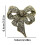 Grande broche à nœud papillon avec strass élégants, accessoire-1 3