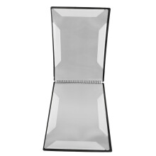 Marching Band Flip Folder with Secure Page Clips, Adjustable A4 Music Sheet Holder for Trumpet Clarinet