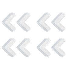 Baby Safety Soft Silicone Shelves Desk Cupboard Corner Protector 8 Pcs