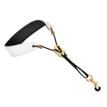 Comfortable Leather Saxophone Neck Strap for Alto and Tenor with Adjustable Fit and Ergonomic Design