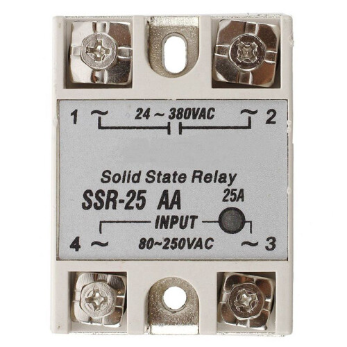 4X SSR-25AA 80-250V 25A Machinecontrole AC Solid Module Staatsrelais 1